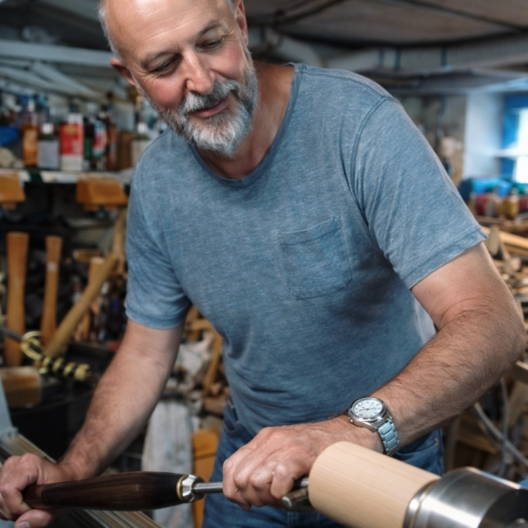 Frank à l'atelier